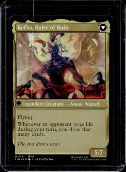2025 Magic MTG Final Fantasy Kefka Court Mage Ruler of Ruin Foil Rare #0231 - Image 2