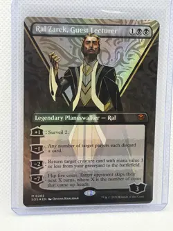Ral Zarek, Guest Lecturer (Borderless) FOIL Secrets of Strixhaven 0282 - Image 1