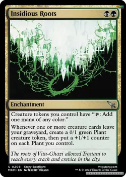 Insidious Roots [MKM - 208] - NM [Foil] TCG MTG - Image 1