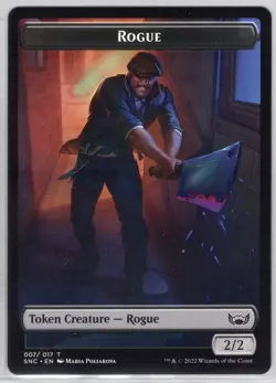 1x Rogue Token - Streets of New Capenna - Near Mint - Image 1