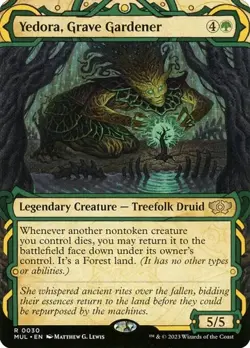 Yedora, Grave Gardener - Foil Extended Art Showcase MUL NM MTG - Image 1