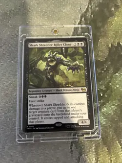 MTG Shark Shredder, Killer Clone - Teenage Mutant Ninja Turtles (TMT) #73 MTG - Image 3