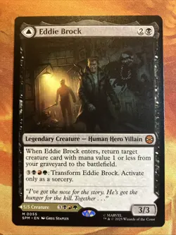 MTG Eddie Brock Marvel's Spider-Man Mythic Near-Mint!! - Image 1