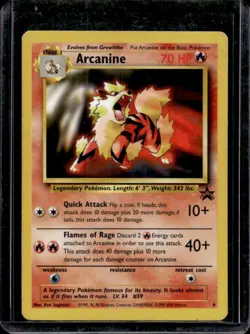 1999 Pokemon Wizards Black Star Promos Arcanine #6 - Image 1