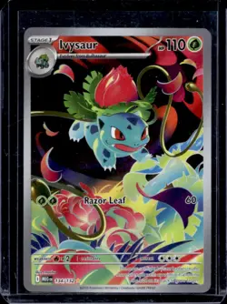 2025 Pokemon Mega Evolution Ivysaur Illustration Rare #134/132 - Image 1