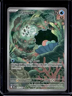 2025 Pokemon Destined Rivals Clamperl #195/182 - Image 1
