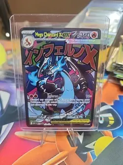 Pokemon TCG Mega Charizard X EX Black Star Promo 023 MEP UPC - Image 1