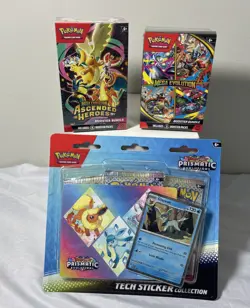 Pokemon Lot of 3 Items Ascended Heroes, Mega Evolutions & Prismatic Evolution - Image 3