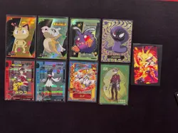 Pokemon Elf Baby Card Collection Holo Chinese Meowth Cubone Arbok Lot 9 Cards - Image 1
