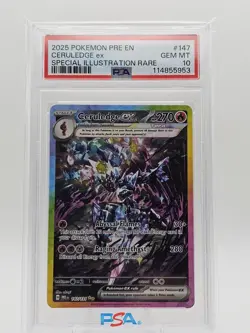 Pokemon TCG Ceruledge EX 147/131 Prismatic Evolutions Special Illustration - Image 1