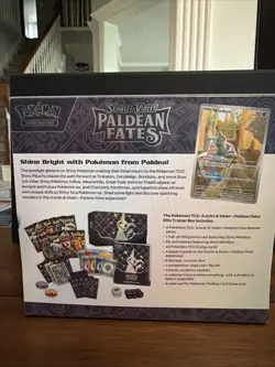 Pokemon Scarlet Violet Paldean Fates Elite Trainer Box ETB Sealed - Image 3