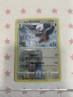 Hisuian Braviary 132/189 Astral Radiance Reverse Holo Pokemon TCG - Image 1