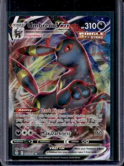 2021 Pokemon SWSH Evolving Skies Umbreon VMAX #095/203 - Image 1