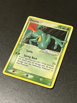 2004 POKEMON EX TEAM ROCKET RETURNS GOLD STAR #109 TREECKO-HOLO - Image 2