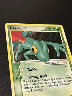 2004 POKEMON EX TEAM ROCKET RETURNS GOLD STAR #109 TREECKO-HOLO - Image 4