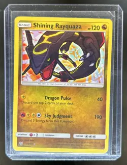 2017 Pokemon Shining Legends Rayquaza #56/73 - Image 1
