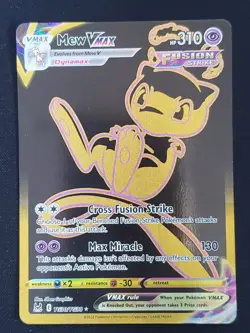 Pokemon TCG: Mew VMAX TG30/TG30 - Lost Origin - Full Art Gold Secret Rare - NM - Image 1