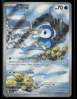 2025 Pokemon Phantasmal Flames Piplup #98/94 Illustration Rare Holo - Image 1