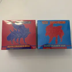 Pokemon Sword and Shield ETB Elite Trainer Box - Set Of 2 - New Factory Sealed - Image 1