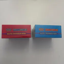 Pokemon Sword and Shield ETB Elite Trainer Box - Set Of 2 - New Factory Sealed - Image 2