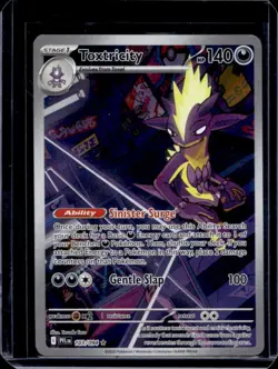 2025 Pokemon Phantasmal Flames Toxtricity Illustration Rare #103/094 - Image 1