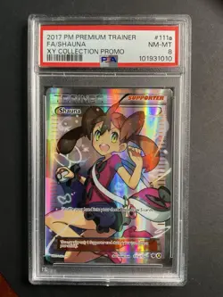 Shauna 111a PSA 8 2017 Pokemon Premium Trainer XY Collection Promo - Image 1