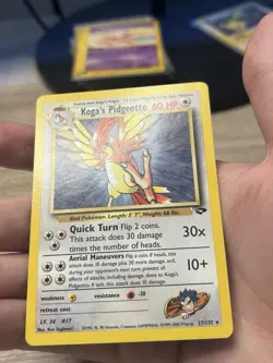 # Koga's Pidgeotto Gym Challenge 27/132 Rare Unlimited WoTC Pokemon 2000 LP - Image 2