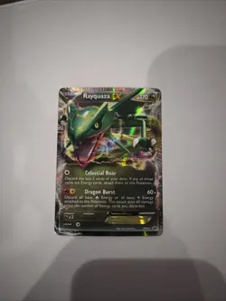 Pokemon TCG Rayquaza-EX Black White BW47 Holo Promo Black Star Promo LP - Image 1