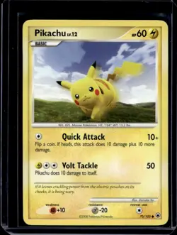 2008 Pokemon Diamond & Pearl Majestic Dawn Pikachu #70/100 - Image 1