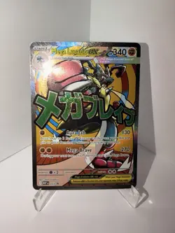 Pokemon TCG Mega Lucario EX Full Art Holo Me01 Ultra Rare 033 Fighting 340 HP - Image 1