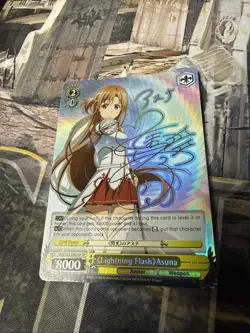 Weiss Schwarz "Lightning Flash" Asuna Sword Art Online Booster SAO/S20-E002SP... - Image 1