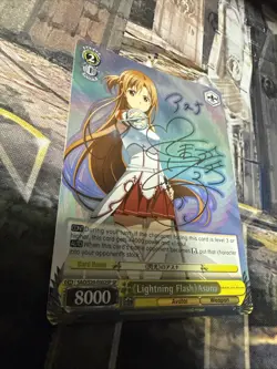 Weiss Schwarz "Lightning Flash" Asuna Sword Art Online Booster SAO/S20-E002SP... - Image 2