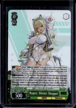 2025 Weiss Schwarz Goddess of Victory Nikke Rupee Winter Shopper SR #S117-EO30S - Image 1