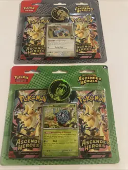 2x Pokemon TCG Ascended Heroes 2 Pack Blister Bundle Larry Erika Sealed New - Image 2