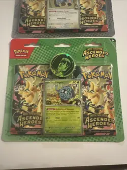 2x Pokemon TCG Ascended Heroes 2 Pack Blister Bundle Larry Erika Sealed New - Image 5