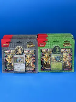 10 Pokemon TCG ME2.5 Ascended Heroes 2-Pack Blister Bundle Larry Erika Sealed - Image 1