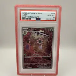 Pokemon Lileep 145/142 Sv07: Stellar Crown Illustration Rare Holo PSA 10 - Image 1