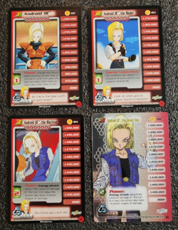 Limited Android 18 Cell Saga Starter Set Personality Lv1-3 HT DBZ CCG Score Card - Image 1