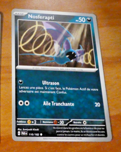 POKEMON FAILLE PARADOXE CARD CARTE 110/182 PAR FR JCC NM 2023 - Image 1