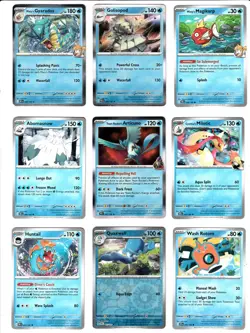 Pokemon Card Binder Page Lot Holofoils, Ultra Rares , Trick or Trade, EX Mint - Image 2