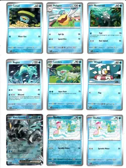 Pokemon Card Binder Page Lot Holofoils, Ultra Rares , Trick or Trade, EX Mint - Image 3