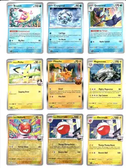 Pokemon Card Binder Page Lot Holofoils, Ultra Rares , Trick or Trade, EX Mint - Image 4
