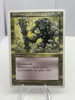 Solkanar the Swamp King MTG (Chronicles) Magic The Gathering Card - Image 1