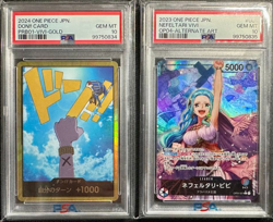 One Piece Card Game Nefertari Vivi PSA10 Gold Don!! & Parallel Leader Set - Image 1
