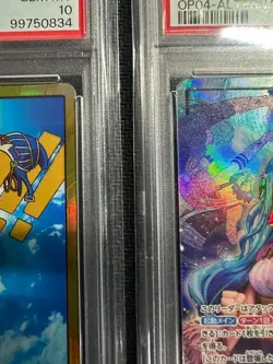 One Piece Card Game Nefertari Vivi PSA10 Gold Don!! & Parallel Leader Set - Image 4