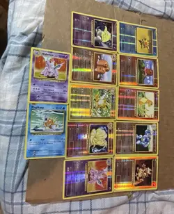 Pokemon Card Lot - XY Evolutions Lot - 12 Cards (10 Reverse Holo) - Image 1
