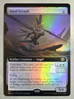MTG / Steel Seraph / BRO / #311 / FOIL (Extended Art) / Rare / NM - Image 1
