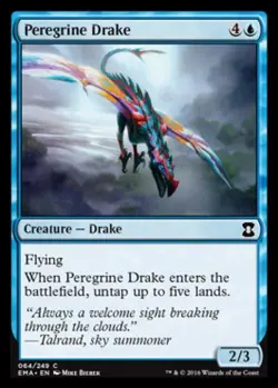 Peregrine Drake - Medium Play MTG Eternal Masters - Image 1