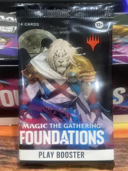 MTG Foundations Play Booster Pack Factory Sealed Magic The Gathering - Image 1