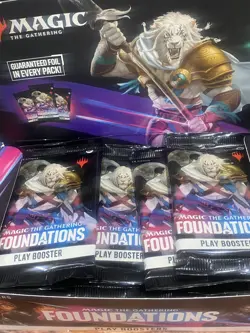 MTG Foundations Play Booster Pack Factory Sealed Magic The Gathering - Image 2